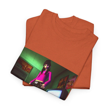 Y2K Vibe Girl In Her Room Tee
