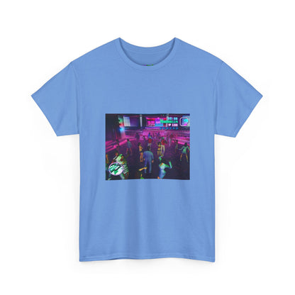 Neon Ember Flow Graphic Tee