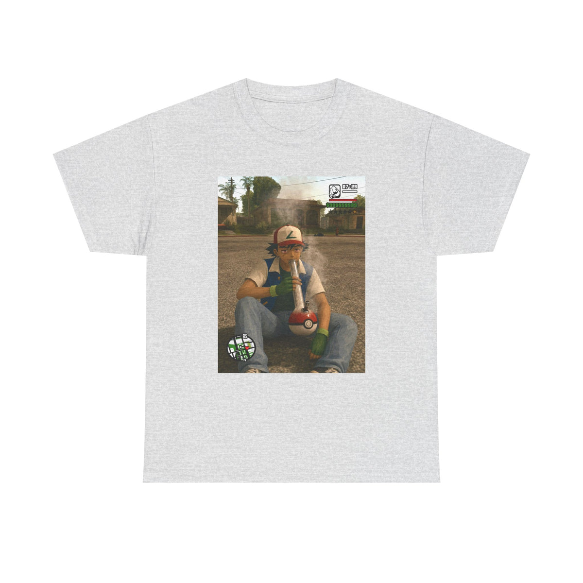 Ash Ketchum Bong Hit Tee