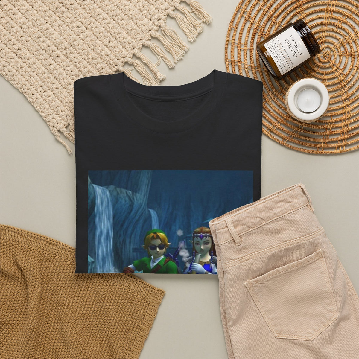 Link And Zelda Chilling With A Bong Tee