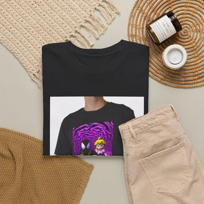 Symbiote And Princess On Purple Swirls
