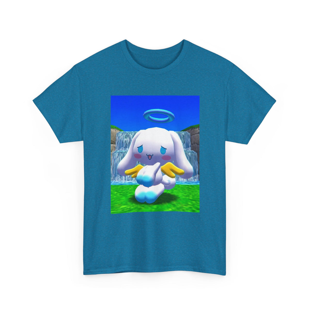 Angel Cinnamoroll Kneeling By Waterfall Tee
