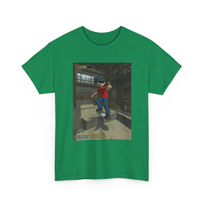 Rebellious Skater Flips Off Warehouse Scene
