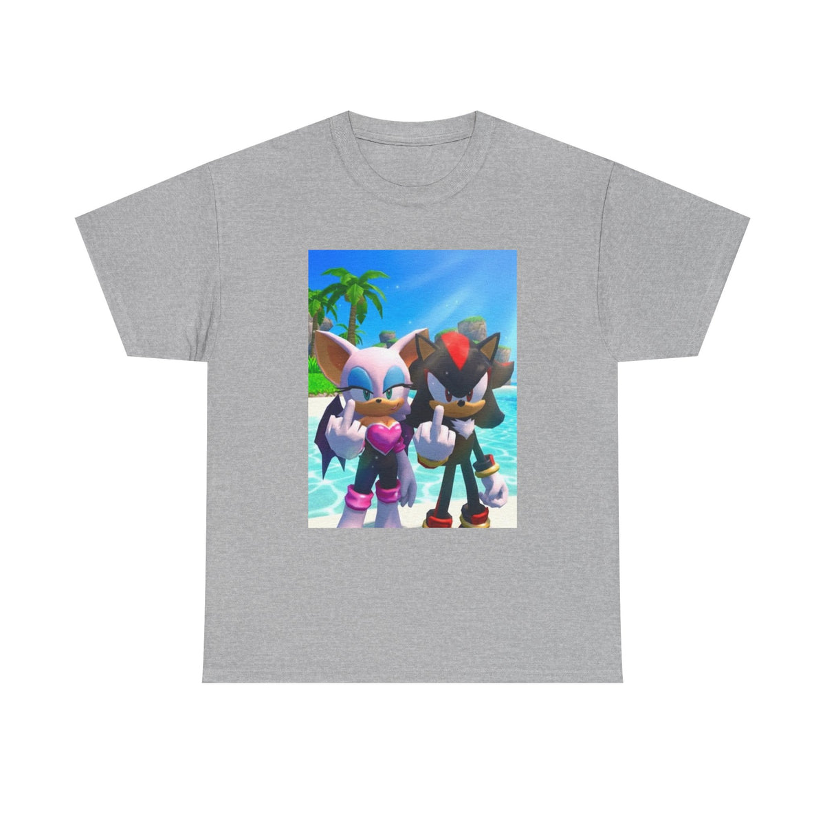 Rouge And Shadow Flipping The Bird (Design 5)