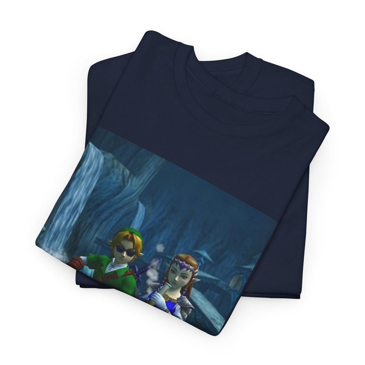 Link And Zelda Chilling With A Bong Tee