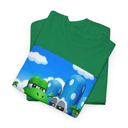 Yoshi And Dry Bones Flipping Off Tee (Design 7)