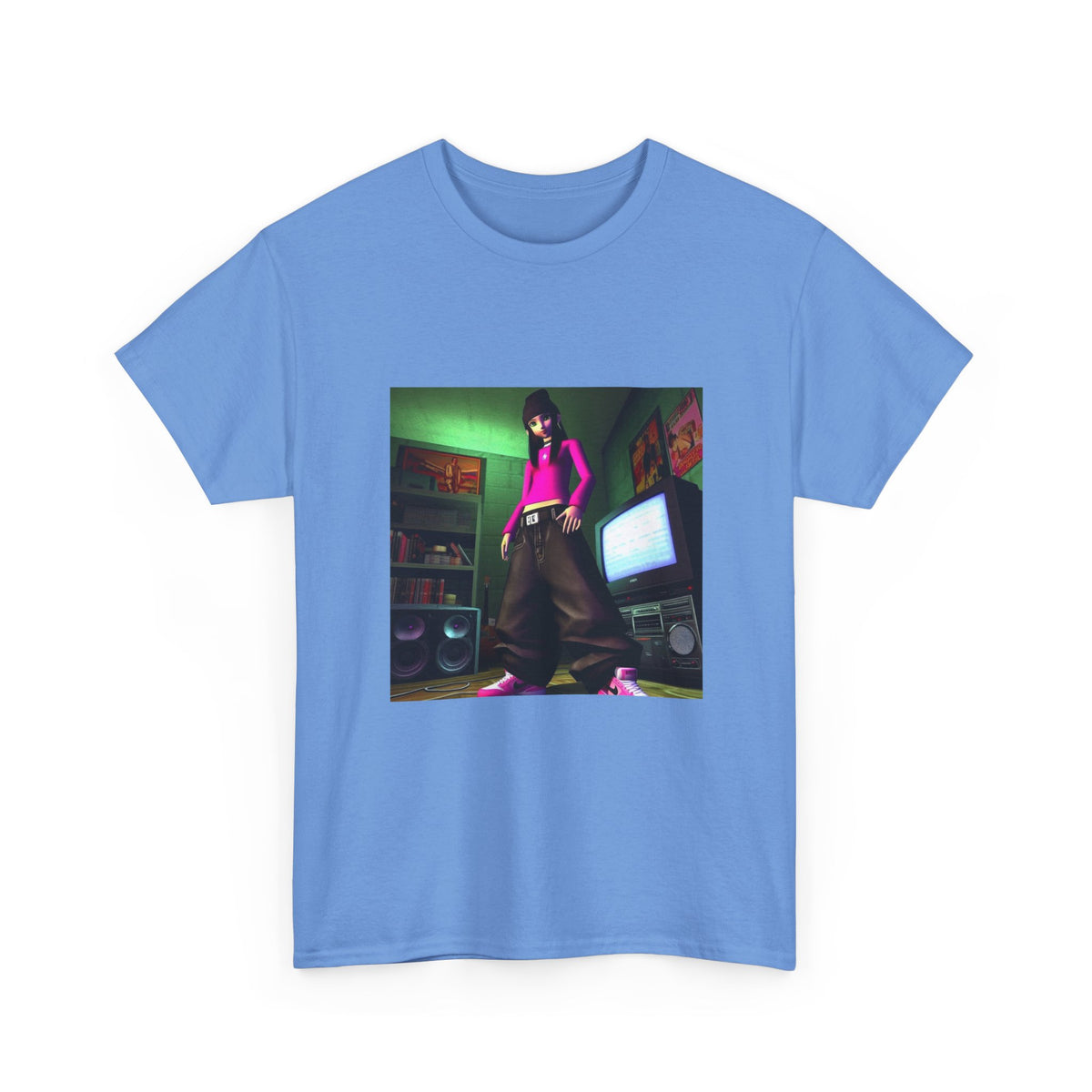 Y2K Vibe Girl In Her Room Tee