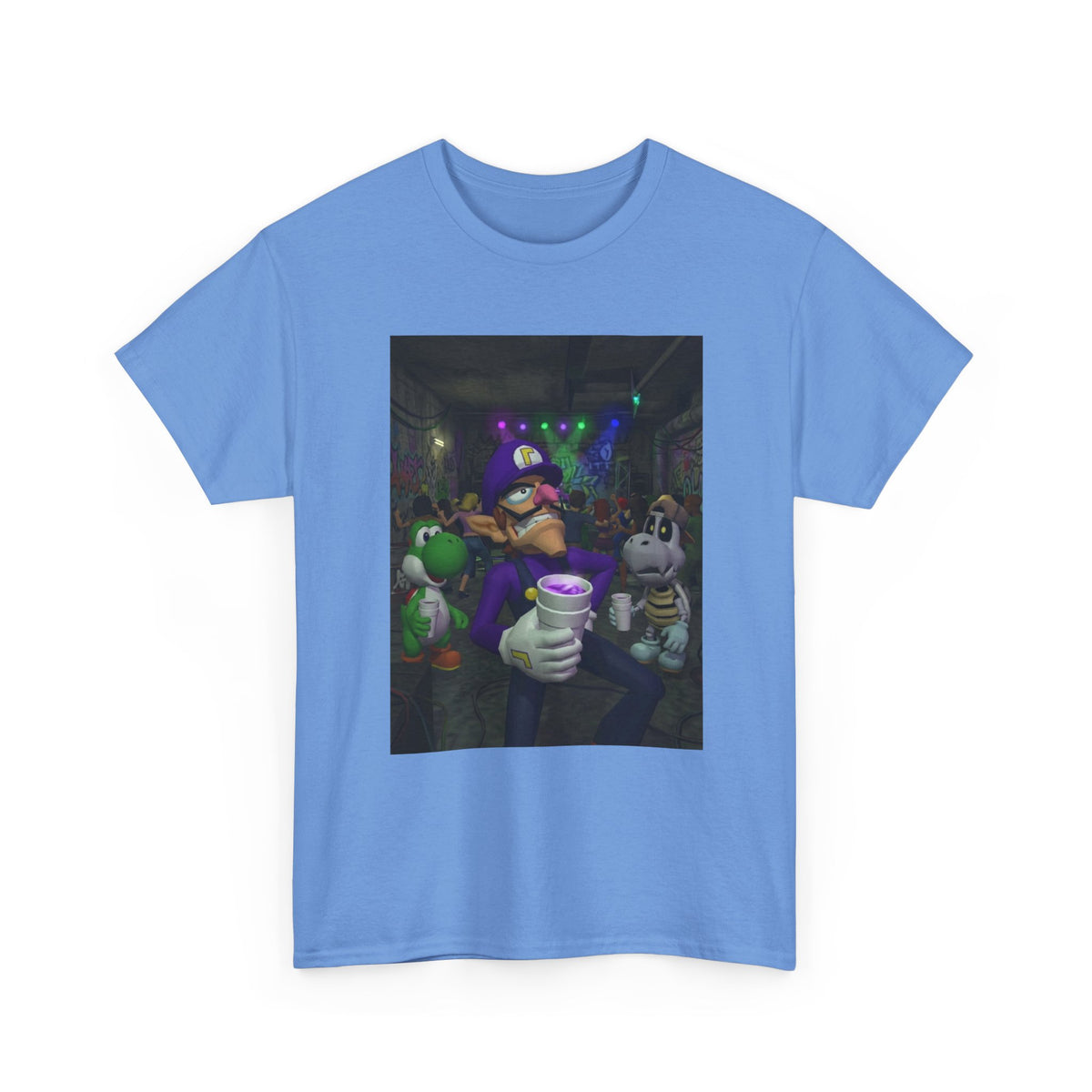 Waluigi, Yoshi, And Dry Bones Clubbin' Tee