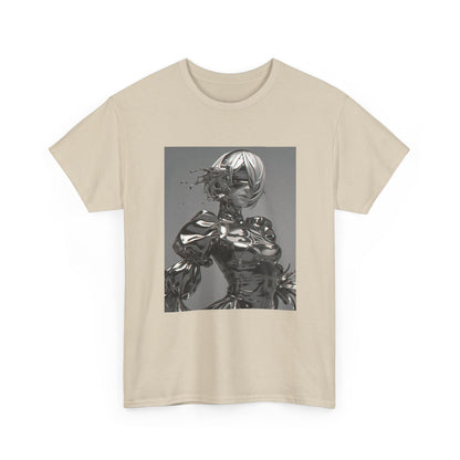 Liquid Chrome Abstract Tee