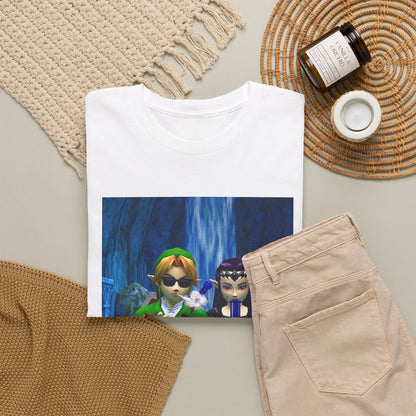 Hero and Princess Taking A Hit Tee