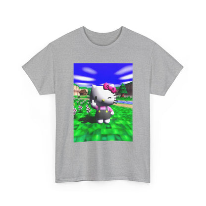 Winking Kitty Flipping The Bird Tee