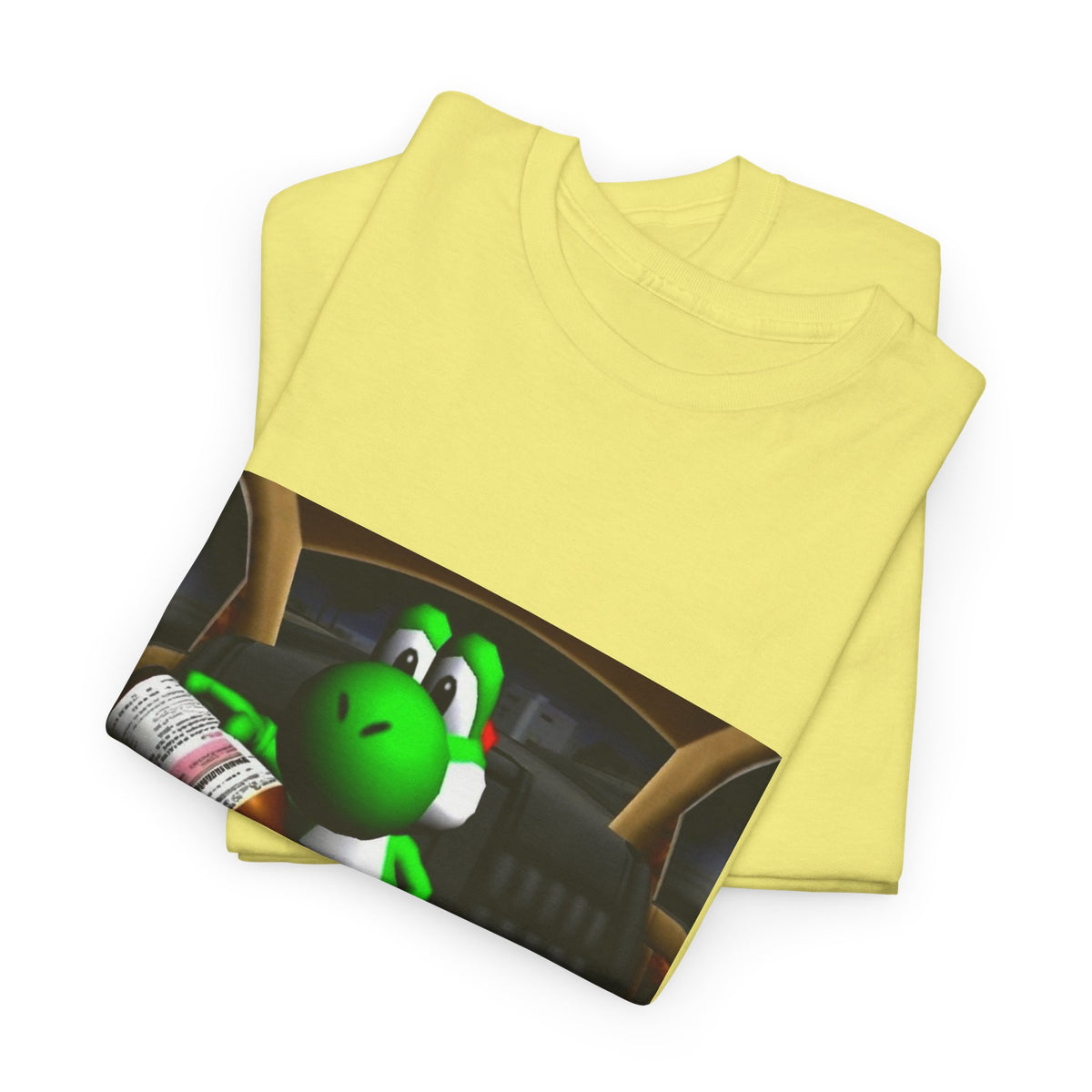 Yoshi Pouring Up Lean In A Car