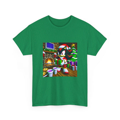 Shadow The Hedgehog Christmas Drip Tee