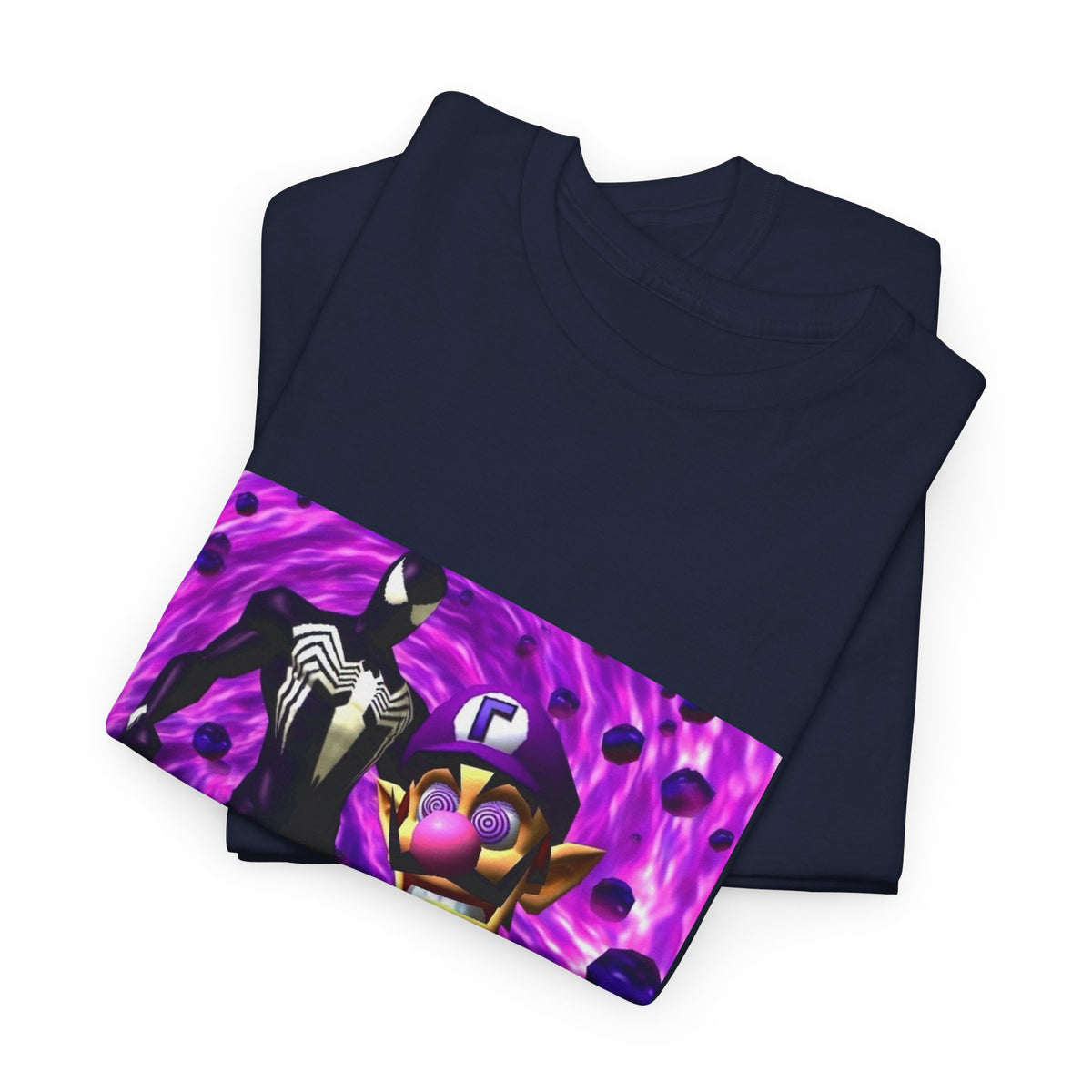 Waluigi and Venom-Suit Spidey in Leanverse