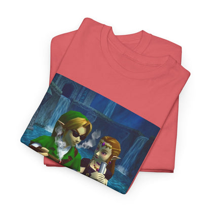 Link And Zelda Chillin' By The Water