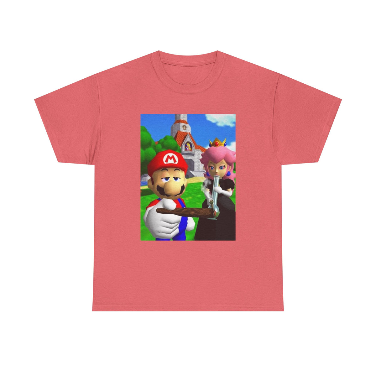 Mario & Peach Getting High At The Castle