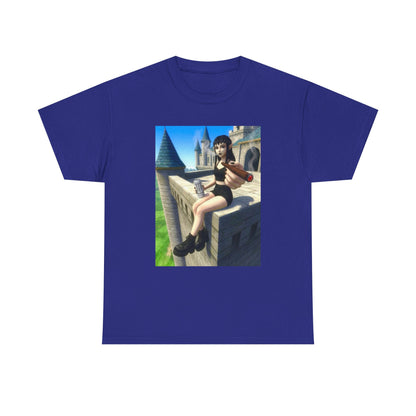 Elf Babe Chilling With Cigar And Drink Tee