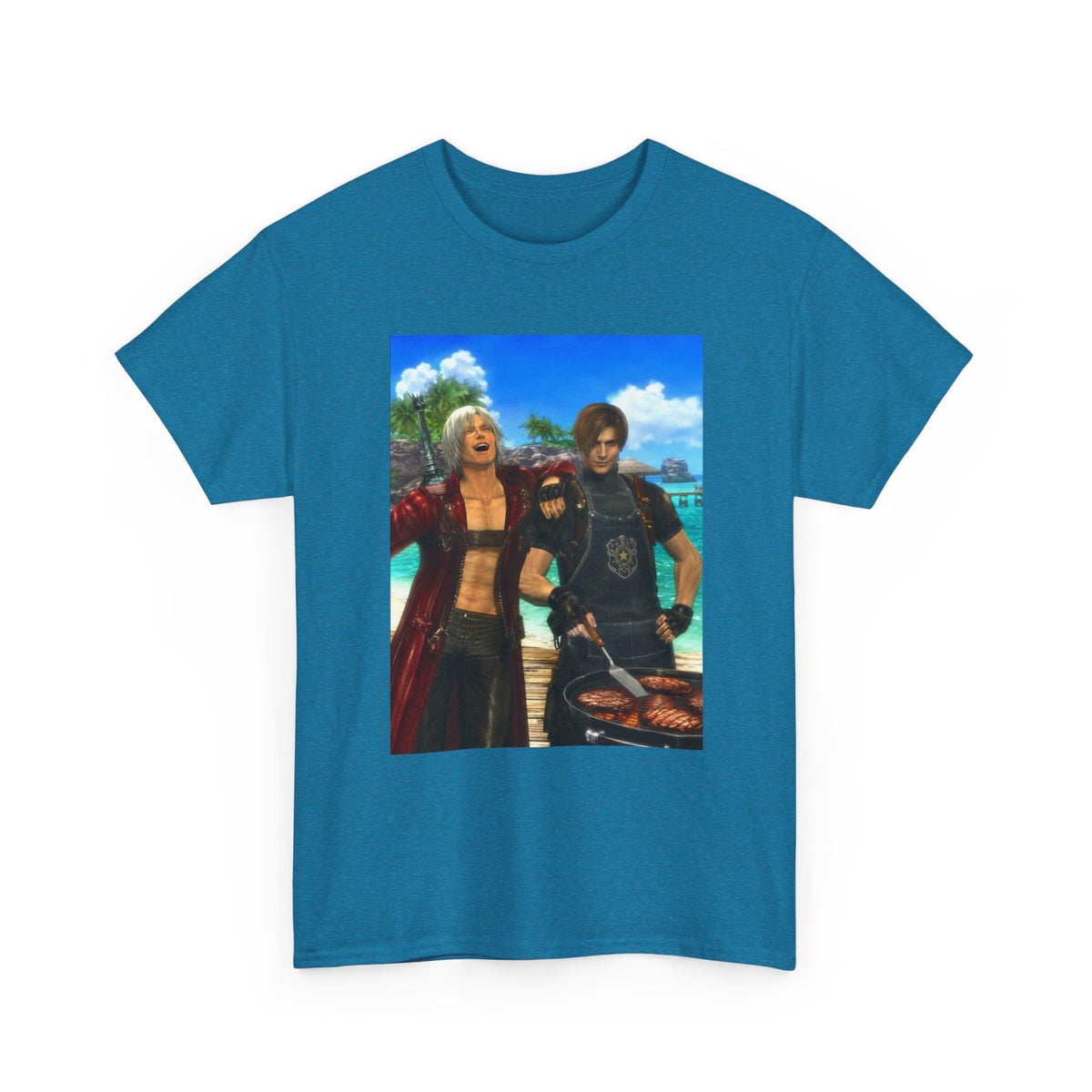 Dante and Leon Grilling Island Burgers Tee