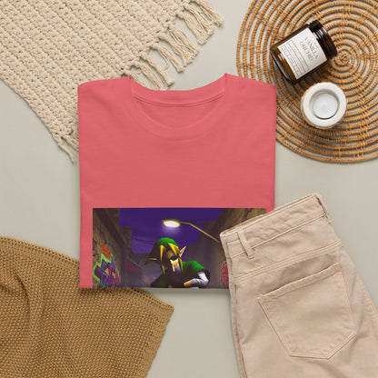 Skater Elf Smoking In Alleyway Tee