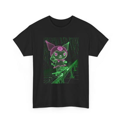 Wireframe Kuromi Skates And Flips The Bird