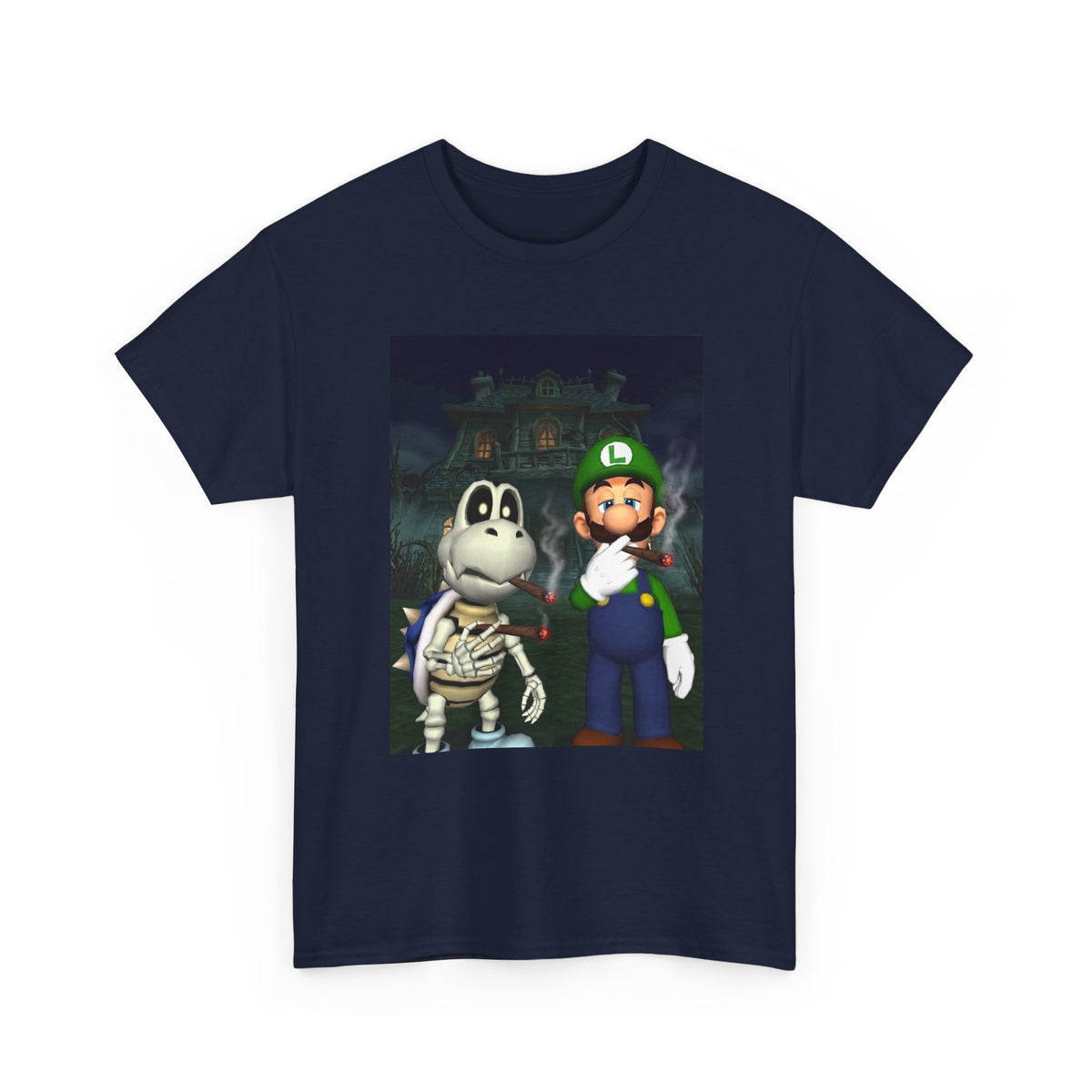 Luigi and Dry Bones Smoking Blunts Tee