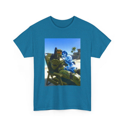 Master Chief And Cortana Chillin' Beach Vibes