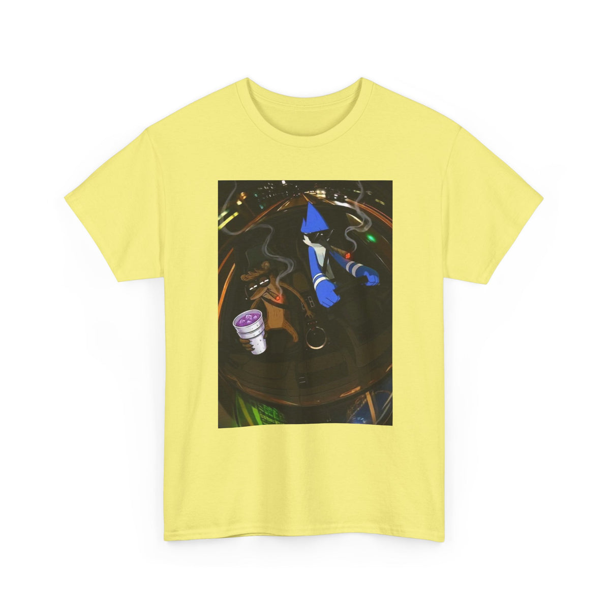 Mordecai And Rigby Chillin' And Smoking