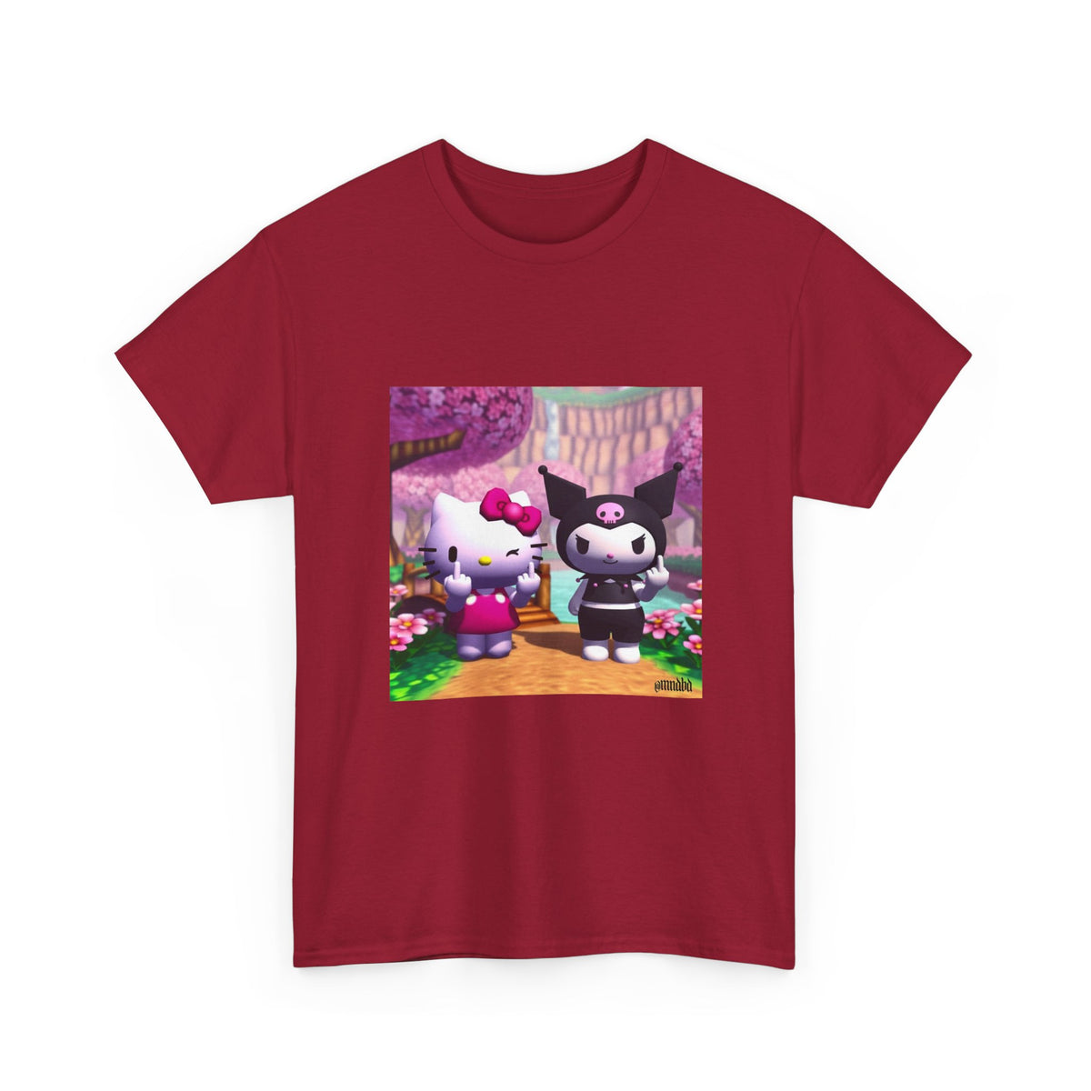 Hello Kitty And Kuromi Flipping The Bird