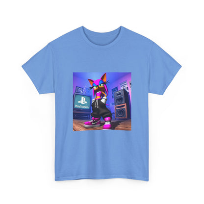 Pink Sonic-Style Character In Y2K Drip