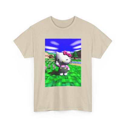 Winking Kitty Flipping The Bird Tee
