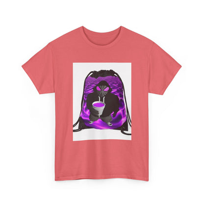 Spider-Hoodie Character Sipping Purple Drank Tee