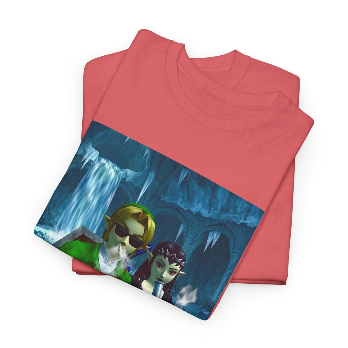 Hero and Dark Princess Chillin' in Ice Cave