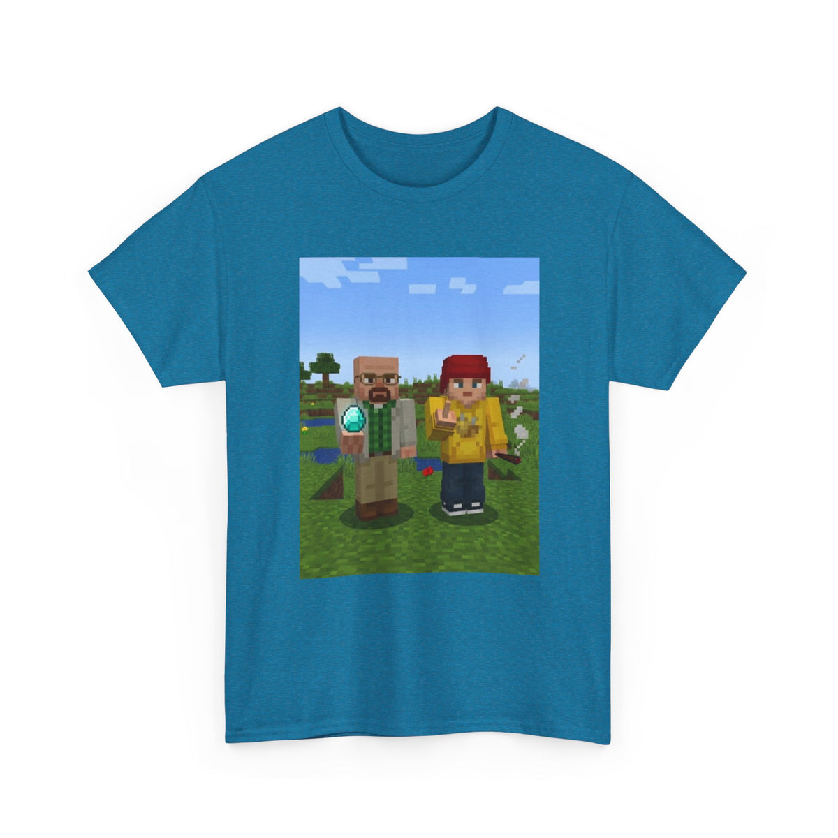 Walter White and Jesse Pinkman Minecraft Tee