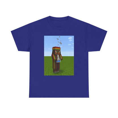 Rasta Minecraft Villager Smoking Tee