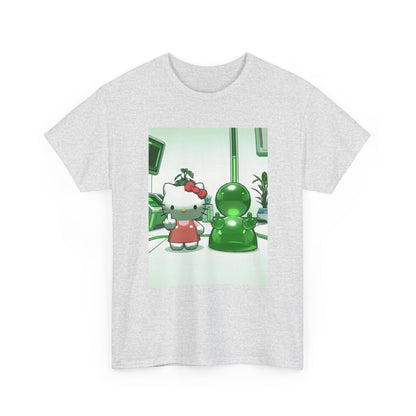 Hello Kitty And Blob Giving The Finger Tee