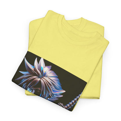 Chrome Warrior With Spiky Hair Tee