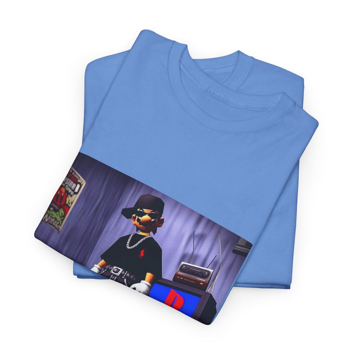 Gamer Mario Sporting Drip In His Room