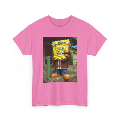 Gangster Sponge Winking and Smoking