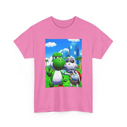 Yoshi And Dry Bones Flipping Off Tee (Design 7)