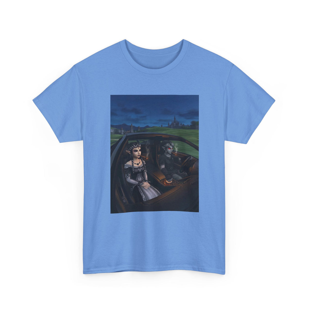 Dark Link And Midna Smoking In Car Tee