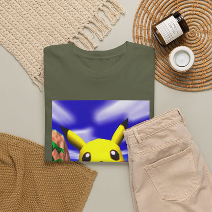 Pikachu Giving The Finger On An N64 Island