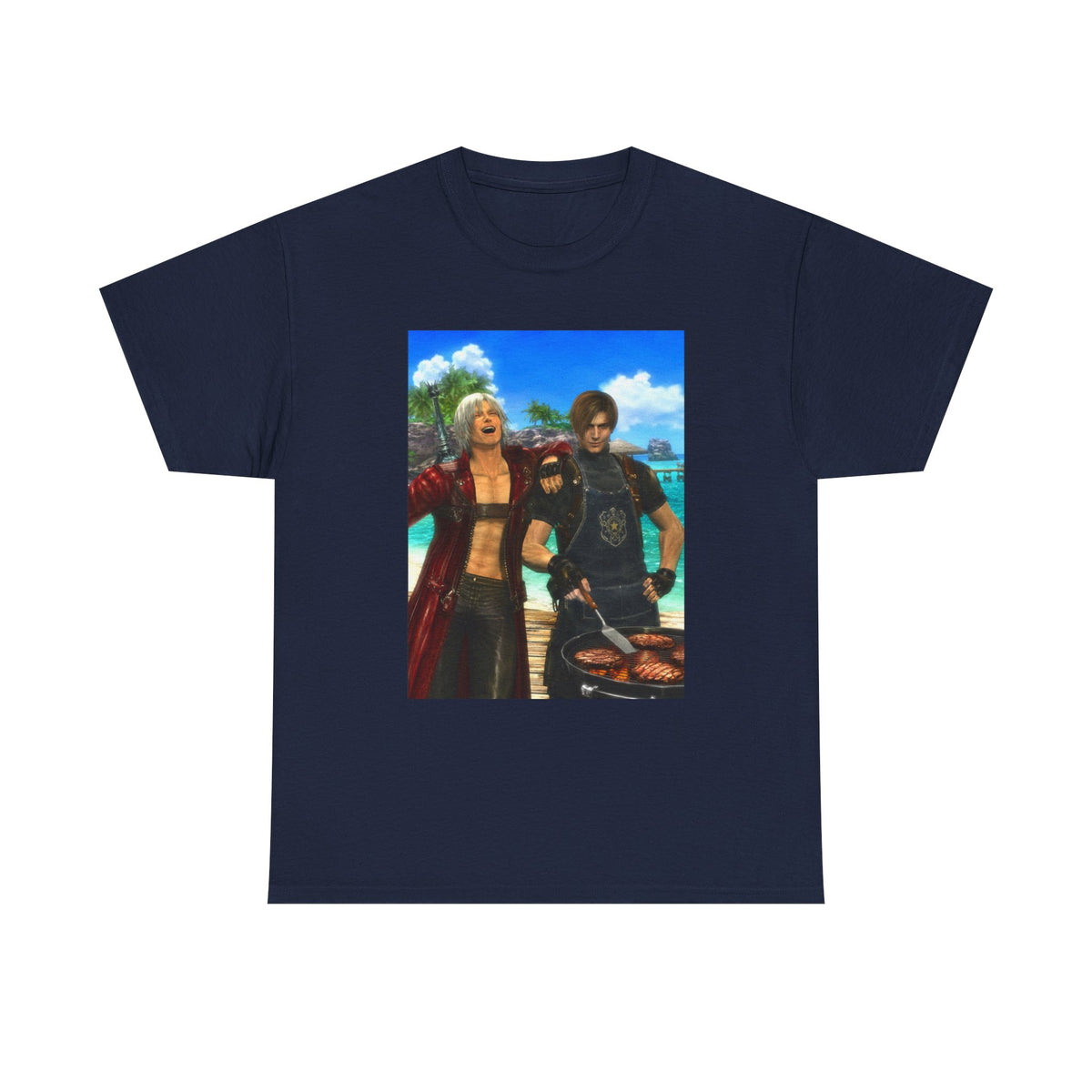 Dante and Leon Grilling Island Burgers Tee