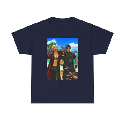 Dante and Leon Grilling Island Burgers Tee
