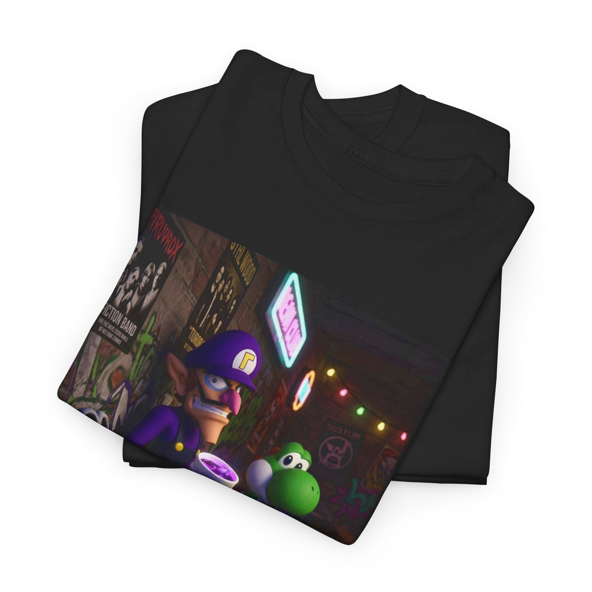 Waluigi, Yoshi, And Dry Bones Leanin' Chill Tee