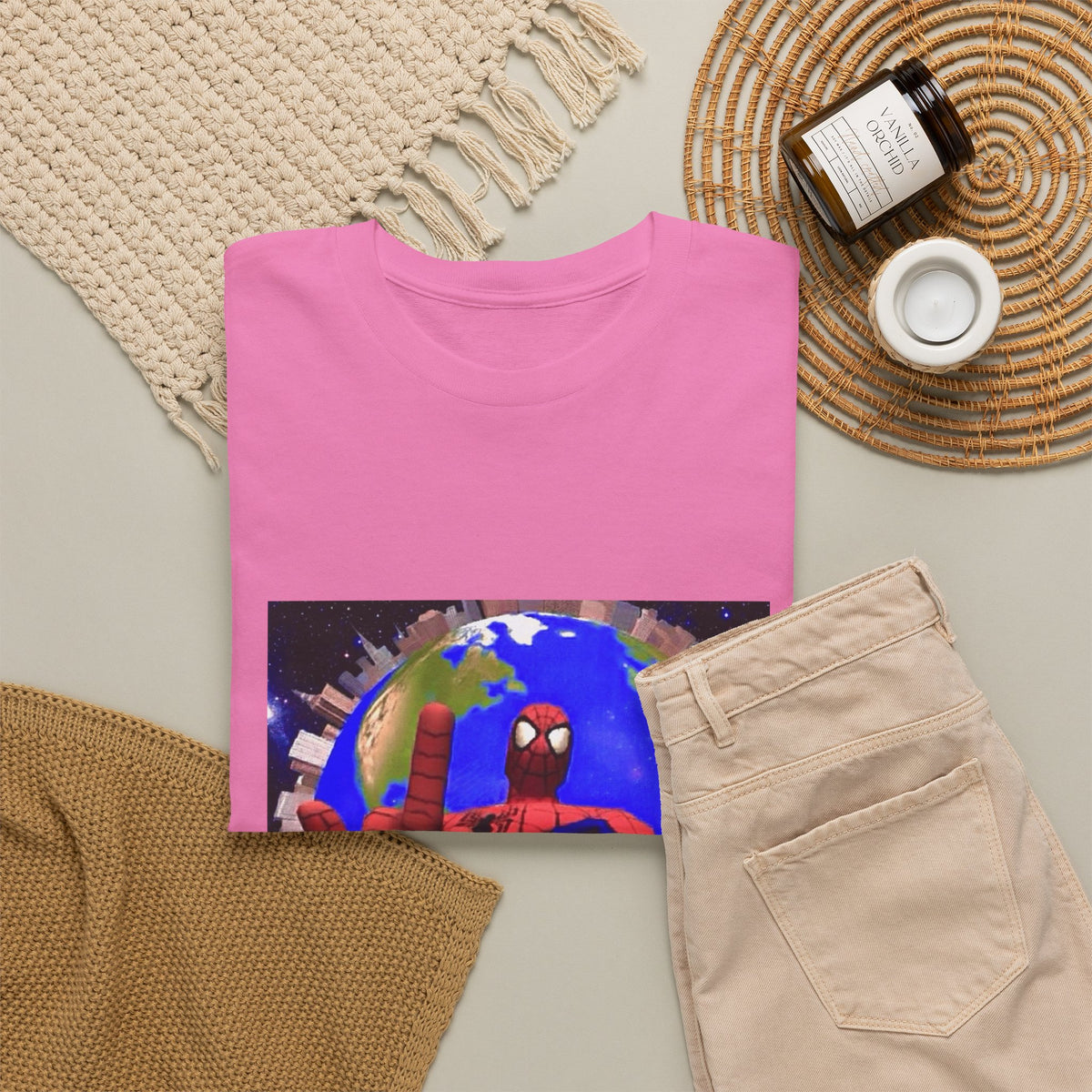 Spider-Man Flipping Off The World Tee