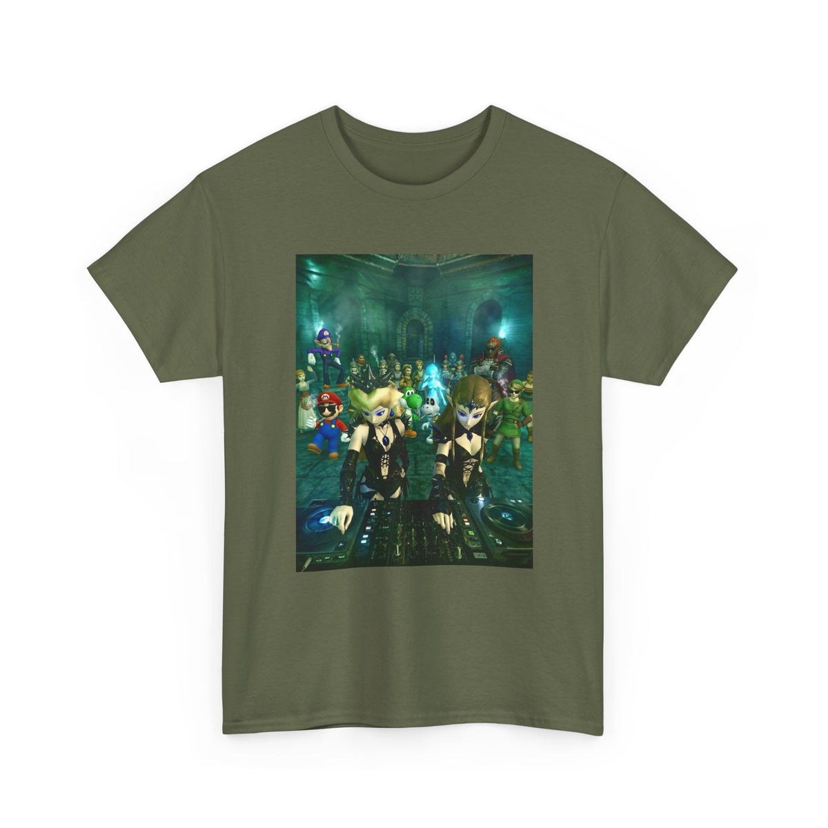 Dark Zelda DJs Gaming Party Tee