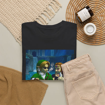 Link And Zelda Chillin' By The Water
