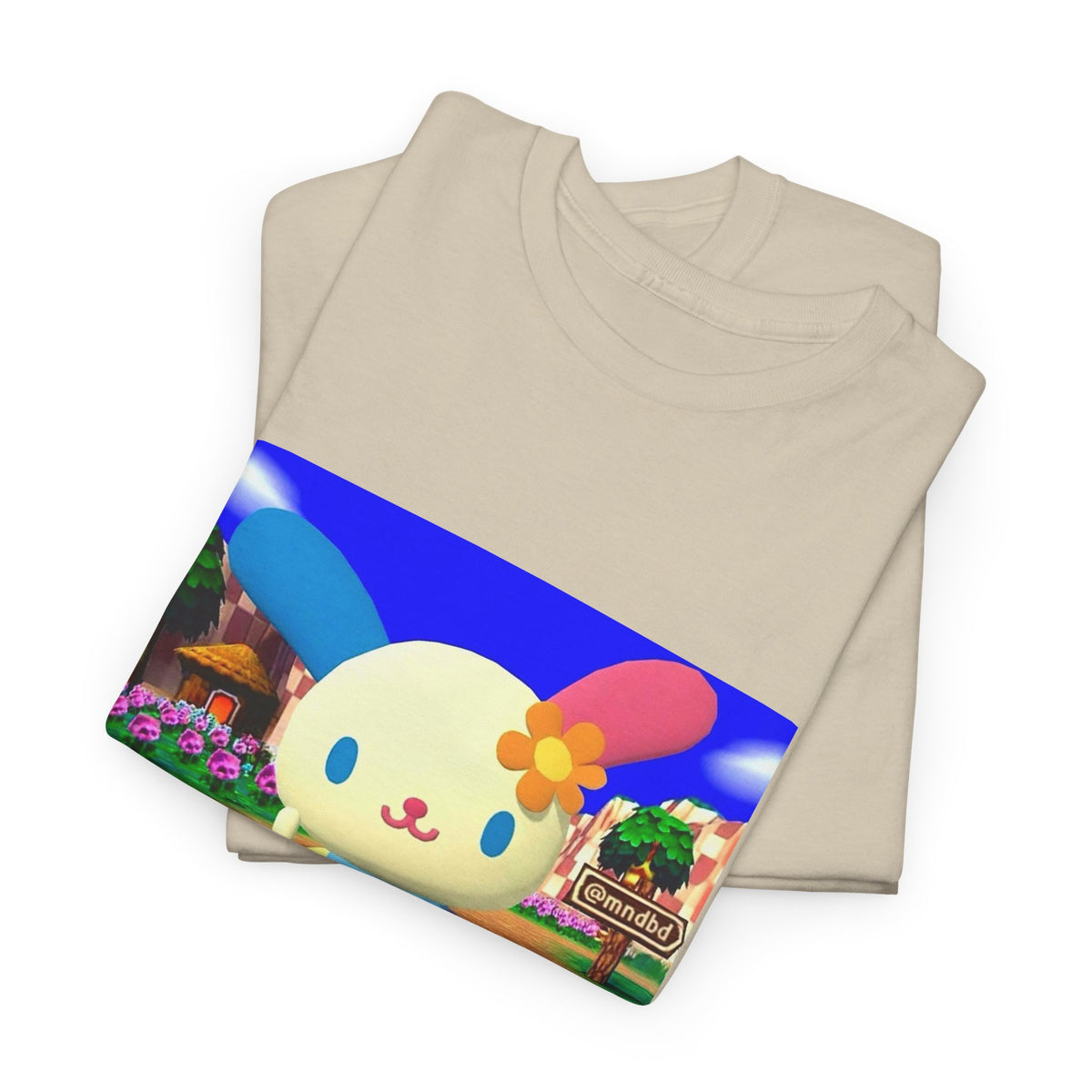 Cute Bunny Giving The Finger Tee