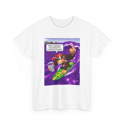 Donkey Kong Surfing Purple Wave Middle Finger
