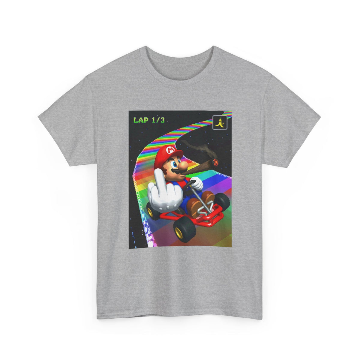 Mario Karting, Blazing, And Flipping The Bird Tee